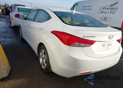 2013 Hyundai Elantra Gls из США, поврежденный, VIN 5NPDH4AE7DH338855
